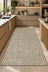 Artisan Grid kitchen rug in a styled kitchen