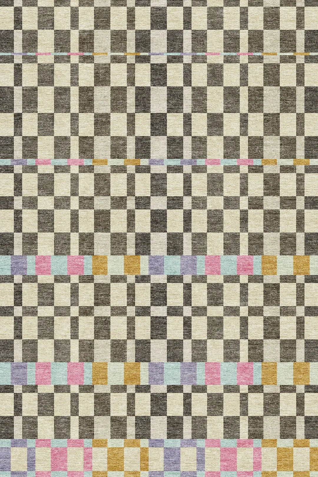 Bistro Check kitchen rug product image