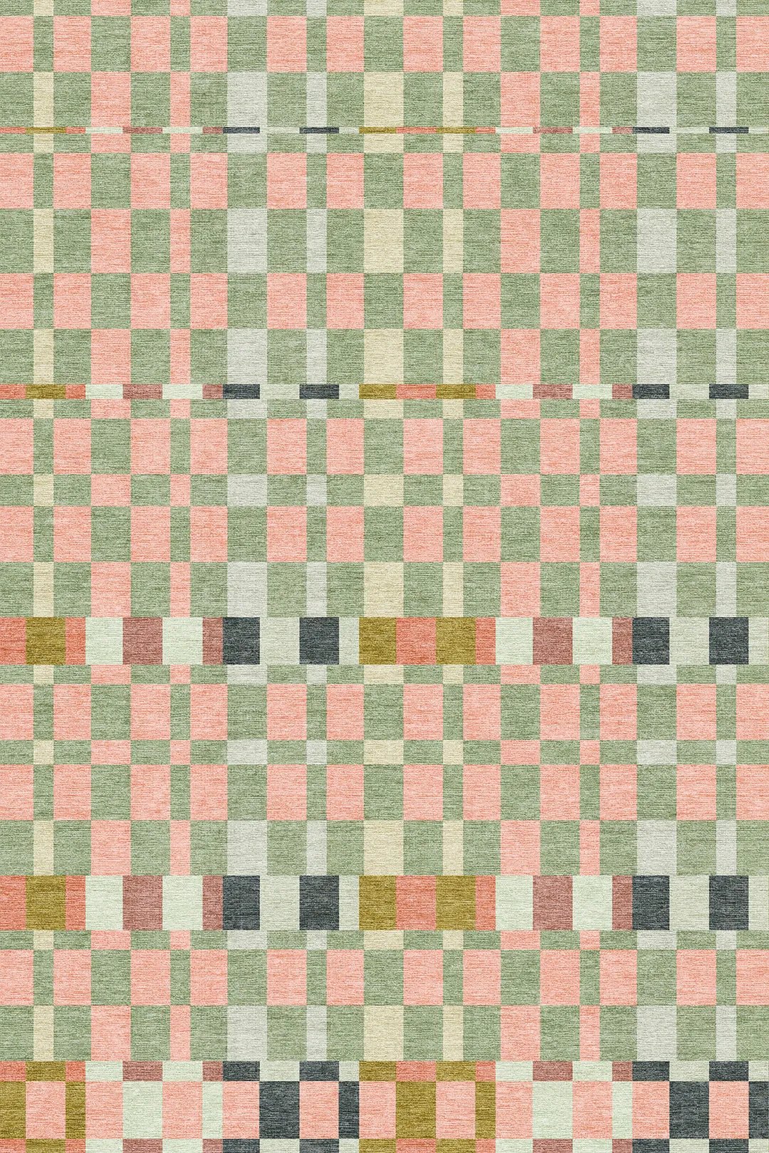 Blush Mosaic kitchen rug product image