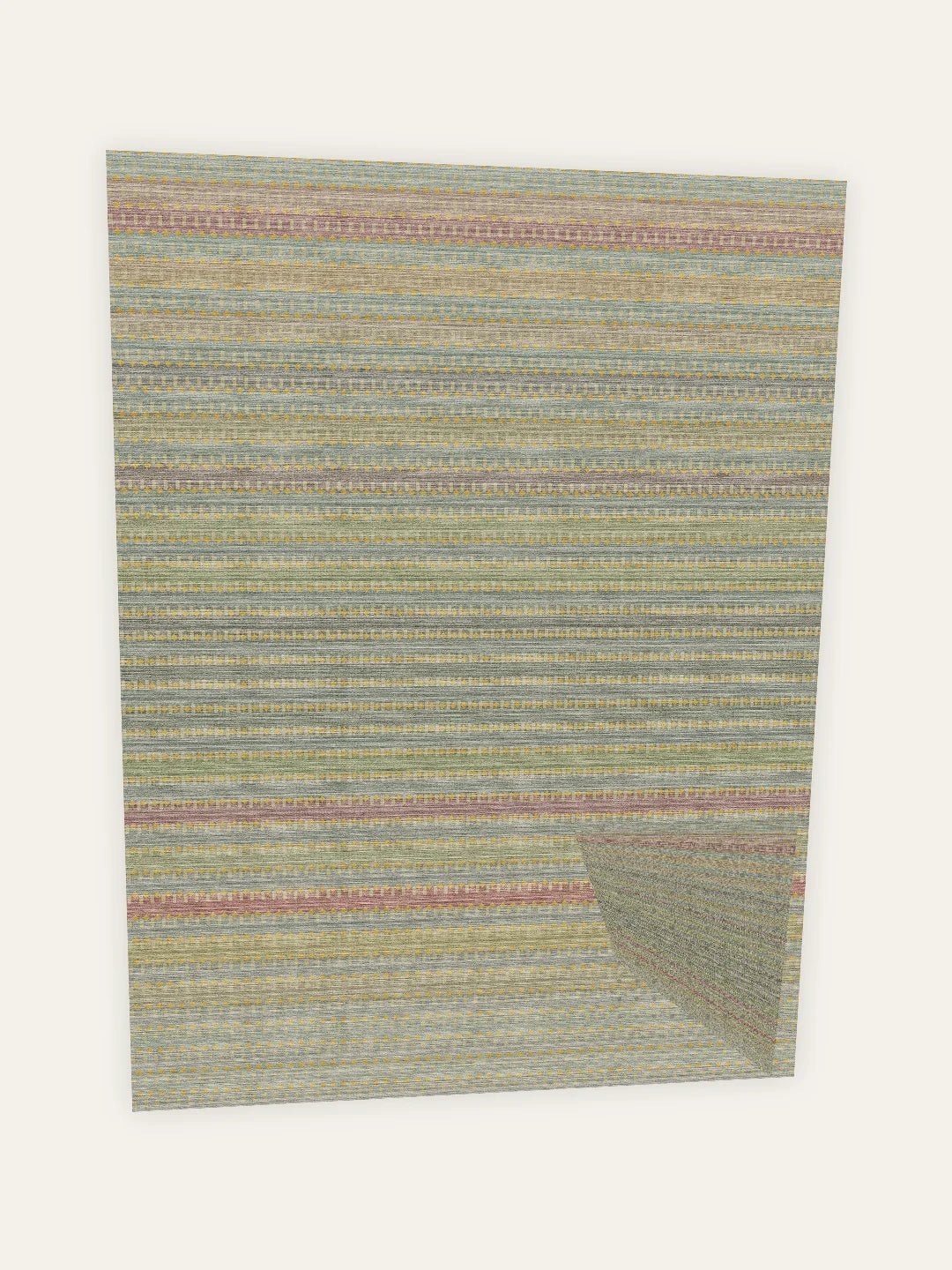 CALVESSA rug backside with the same design