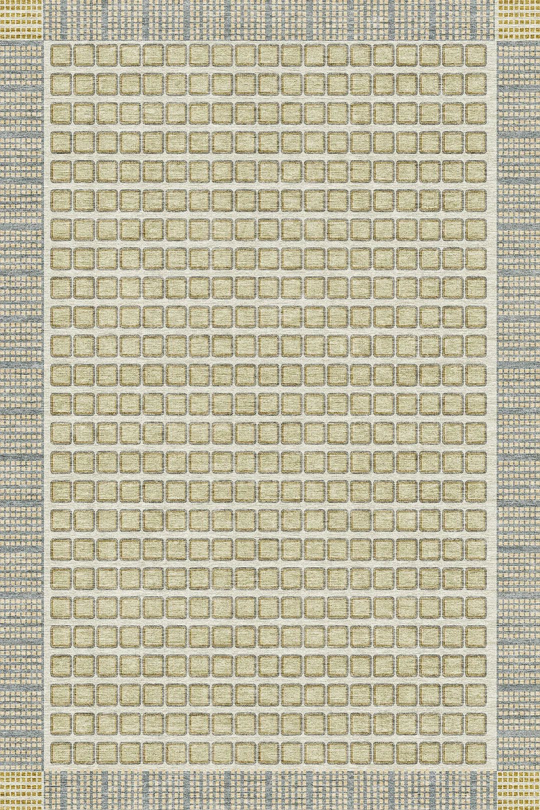 Golden Lattice kitchen rug product image