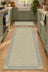 Golden Lattice kitchen rug in a styled kitchen